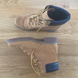Timberland Boots, Worn Once, Size 11